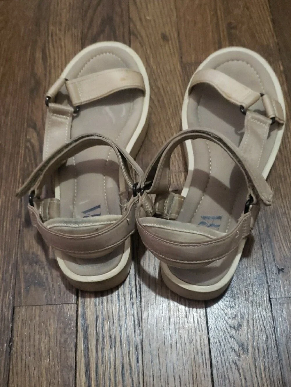ZARA Neutral Beige Strappy Sandals - Picture 3 of 6